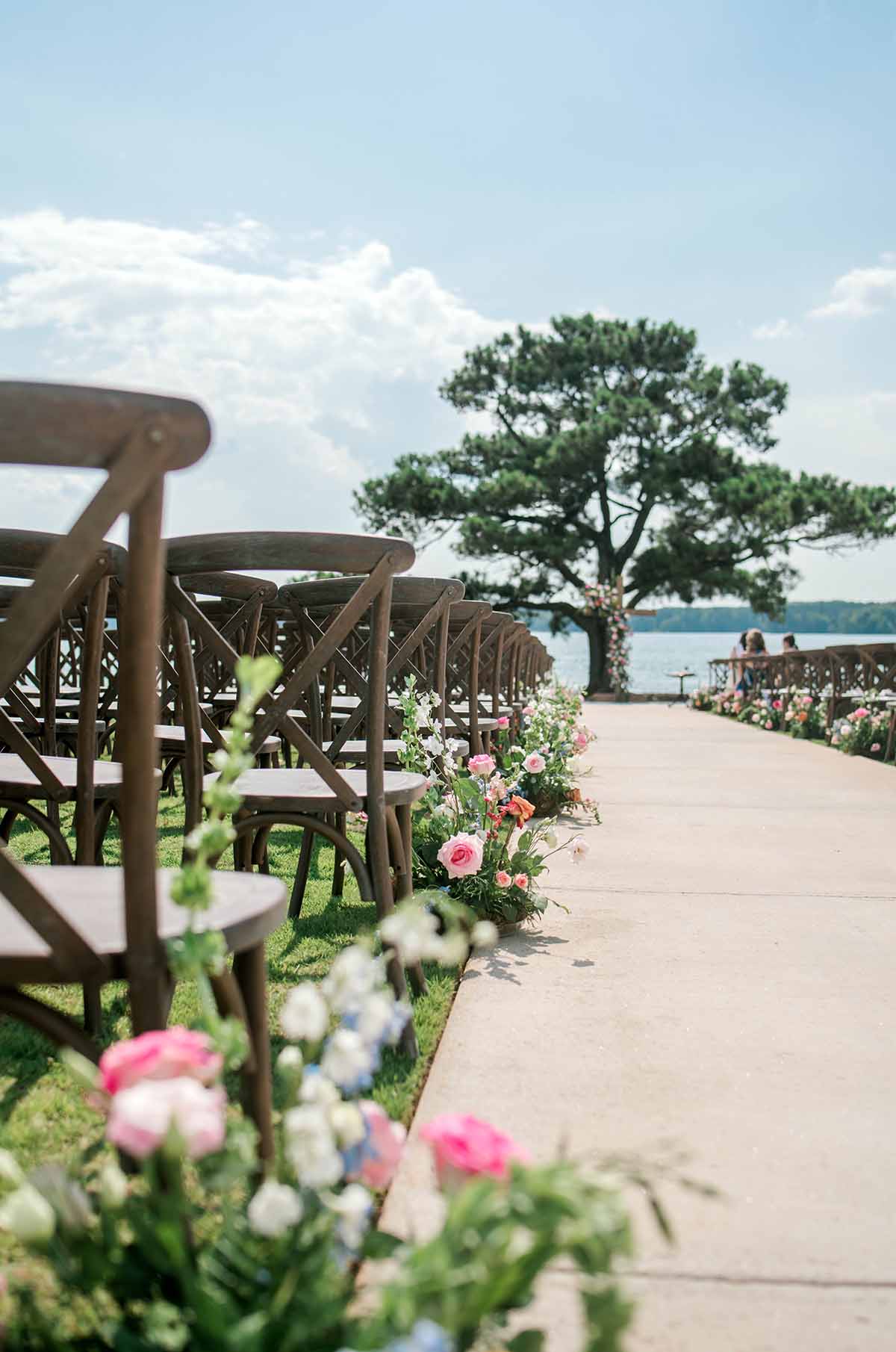 oakfuskee-conservation-center-wedding-ceremony-setup-lagrange